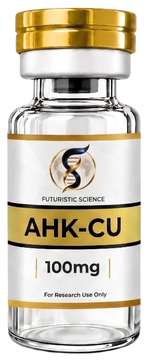 Ahk -Cu research peptide vial by Futuristic Science – For Research Use Only