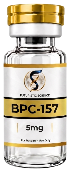 Bpc 157 research peptide vial by Futuristic Science – For Research Use Only