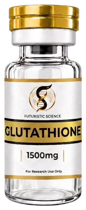 Glutathione research peptide vial by Futuristic Science – For Research Use Only