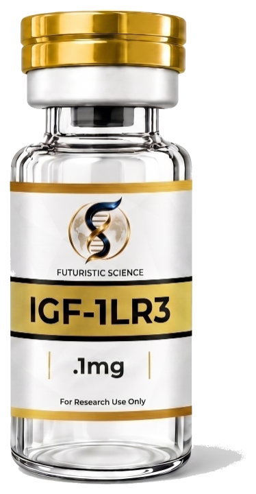 Igf 1lr3 research peptide vial by Futuristic Science – For Research Use Only