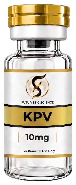 Kpv research peptide vial by Futuristic Science – For Research Use Only