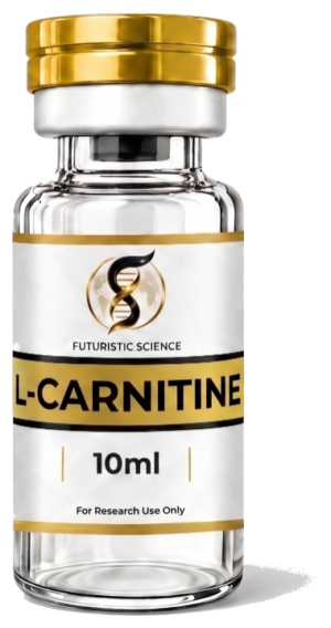 L Carnitine research peptide vial by Futuristic Science – For Research Use Only