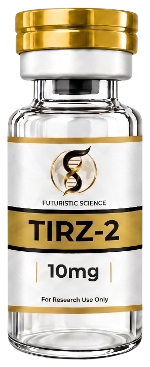 Tirz 2 research peptide vial by Futuristic Science – For Research Use Only