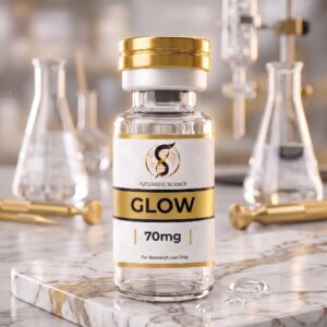 GLOW 70mg research vial
